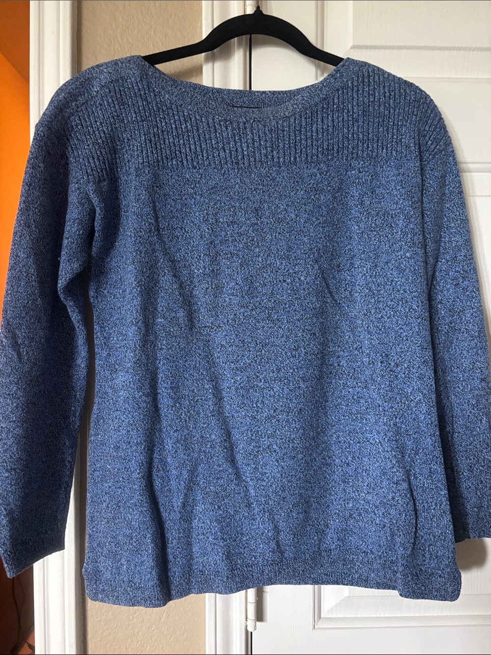 Talbots Blue Crewneck Knit Sweater